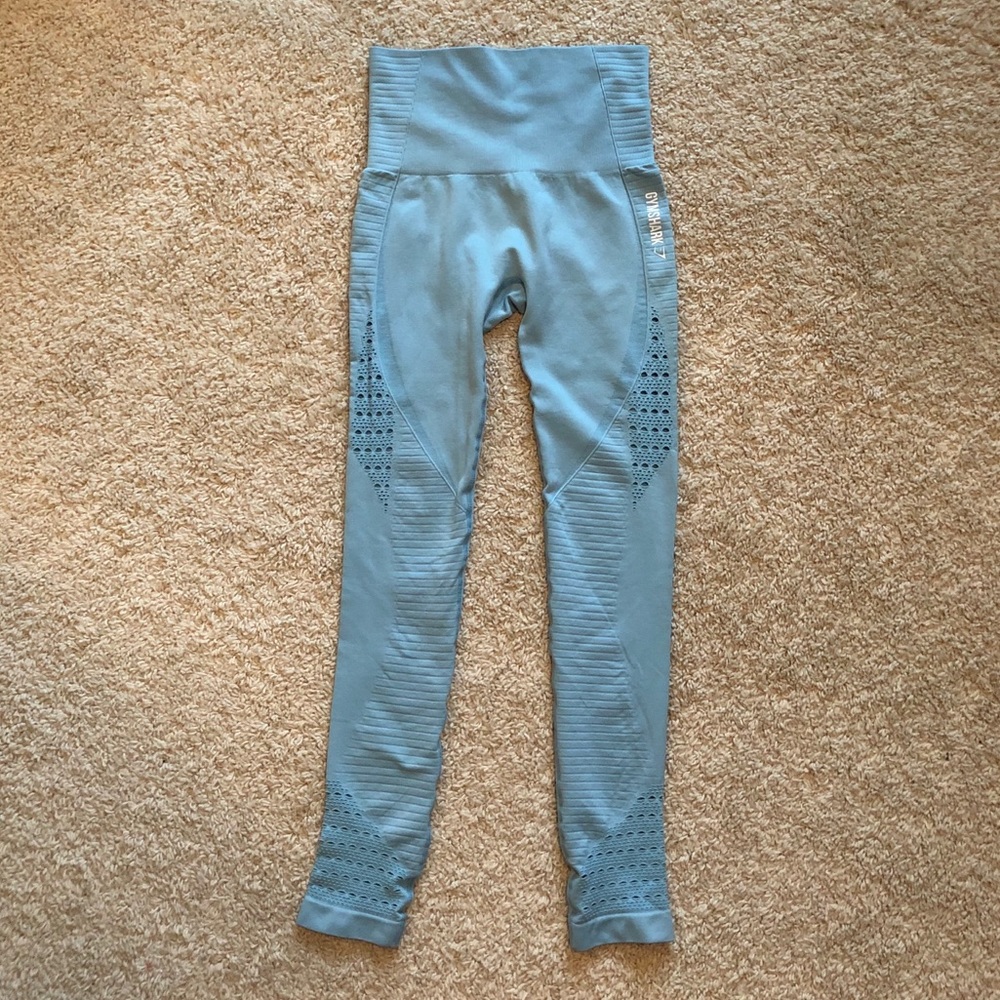 Gymshark Energy Seamless leggings, Light blue